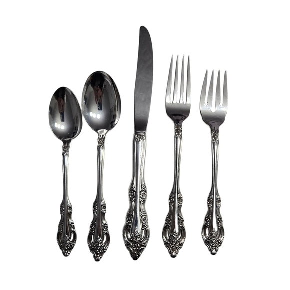 Silver Artistry By Community Silverplate Flatware 1 Place Setting Of 5 Pieces - Picture 1 of 10